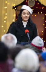 VANESSA HUDGENS on the Set of The Princess Switch: Switched Again in Edinburgh 01/06/2020