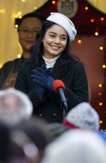 VANESSA HUDGENS on the Set of The Princess Switch: Switched Again in Edinburgh 01/06/2020