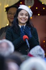 VANESSA HUDGENS on the Set of The Princess Switch: Switched Again in Edinburgh 01/06/2020
