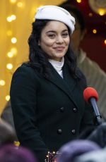 VANESSA HUDGENS on the Set of The Princess Switch: Switched Again in Edinburgh 01/06/2020