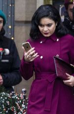 VANESSA HUDGENS on the Set of The Princess Switch: Switched Again in Edinburgh 01/06/2020