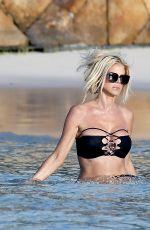 VICOTIRA SILVSTEDT in Bikini at a Beach in St Barths 01/09/2020