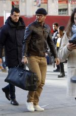 VICTORIA and David BECKHAM at Gare Du Nord Station in Paris 01/19/2020