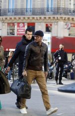 VICTORIA and David BECKHAM at Gare Du Nord Station in Paris 01/19/2020