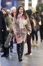 VICTORIA JUSTICE on the Set of Push in New York 01/03/2020
