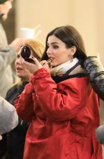 VICTORIA JUSTICE on the Set of Push in New York 01/03/2020