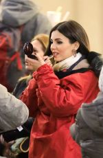 VICTORIA JUSTICE on the Set of Push in New York 01/03/2020