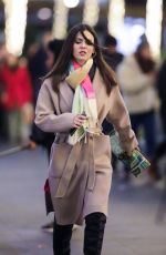 VICTORIA JUSTICE on the Set of Push in New York 01/03/2020