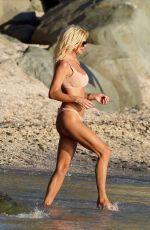 VICTORIA SILVSTEDT in Bikini on the Beach in St. Barts 01/06/2020