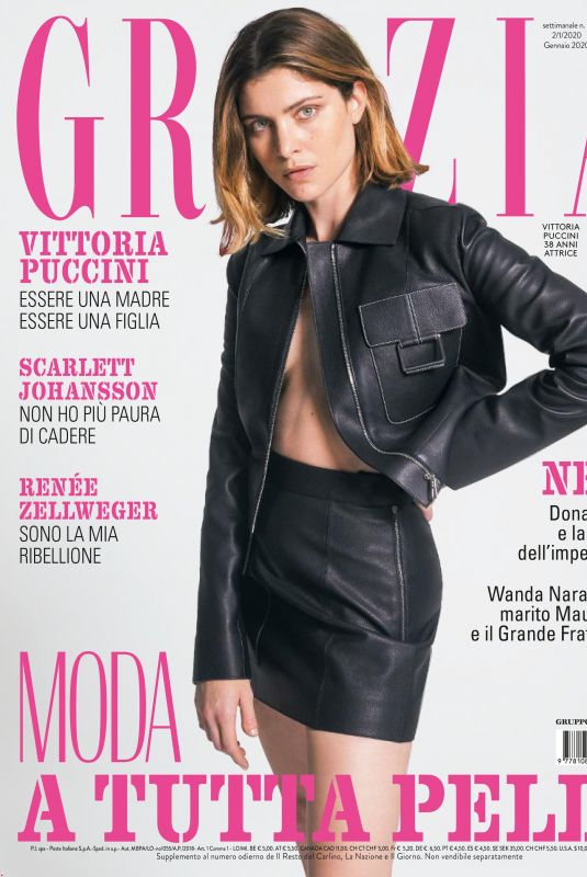 VITTORIA PUCCINI in Grazia Magazine, Italy January 2020