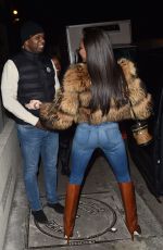 WINNIE HARLOW Leaves Jean Paul Gaultier Fashion Show in Paris 01/22/2020