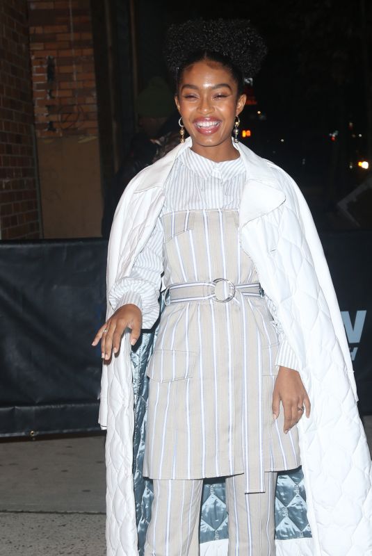 YARA SHAHIDI Arrives at ABC Studios in New York 01/15/2020