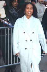 YARA SHAHIDI Arrives at ABC Studios in New York 01/15/2020