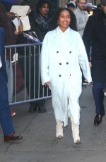YARA SHAHIDI Arrives at ABC Studios in New York 01/15/2020