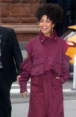 YARA SHAHIDI Arrives at Build Series in New York 01/14/2020