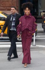 YARA SHAHIDI Arrives at Build Series in New York 01/14/2020