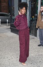YARA SHAHIDI Arrives at Build Series in New York 01/14/2020