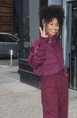 YARA SHAHIDI Arrives at Build Series in New York 01/14/2020