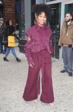 YARA SHAHIDI Arrives at Build Series in New York 01/14/2020
