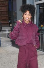YARA SHAHIDI Arrives at Build Series in New York 01/14/2020