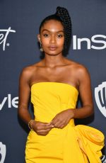 YARA SHAHIDI at Instyle and Warner Bros. Golden Globe Awards Party 01/05/2020