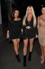 YAZMIN OUKHELLOU, AMBER TURNER and MADISON BROWN Night Out in London 001/04/2020