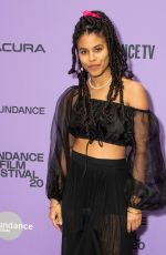 ZAZIE BEETZ at Nine Days Premiere at 2020 Sundance Film Festival 01/27/2020