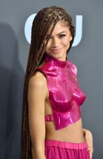ZENDAYA at 25th Annual Critics Choice Awards in Santa Monica 01/12/2020