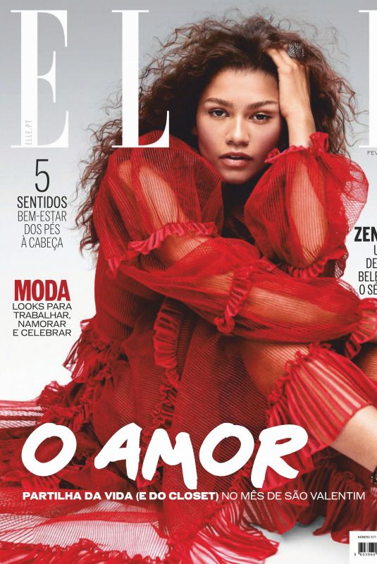 ZENDAYA COLEMAN in Elle Magazine, Portugal February 2020