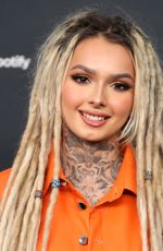 ZHAVIA at Spotify Hosts Best New Artist Party in Los Angeles 01/23/2020
