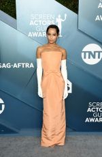 ZOE KRAVITZ at 26th Annual Screen Actors Guild Awards in Los Angeles 01/19/2020