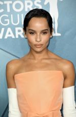 ZOE KRAVITZ at 26th Annual Screen Actors Guild Awards in Los Angeles 01/19/2020