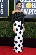 ZOE KRAVITZ at 77th Annual Golden Globe Awards in Beverly Hills 01/05/2020