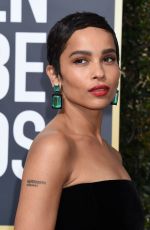 ZOE KRAVITZ at 77th Annual Golden Globe Awards in Beverly Hills 01/05/2020