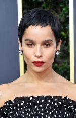 ZOE KRAVITZ at 77th Annual Golden Globe Awards in Beverly Hills 01/05/2020