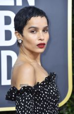 ZOE KRAVITZ at 77th Annual Golden Globe Awards in Beverly Hills 01/05/2020