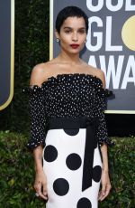 ZOE KRAVITZ at 77th Annual Golden Globe Awards in Beverly Hills 01/05/2020