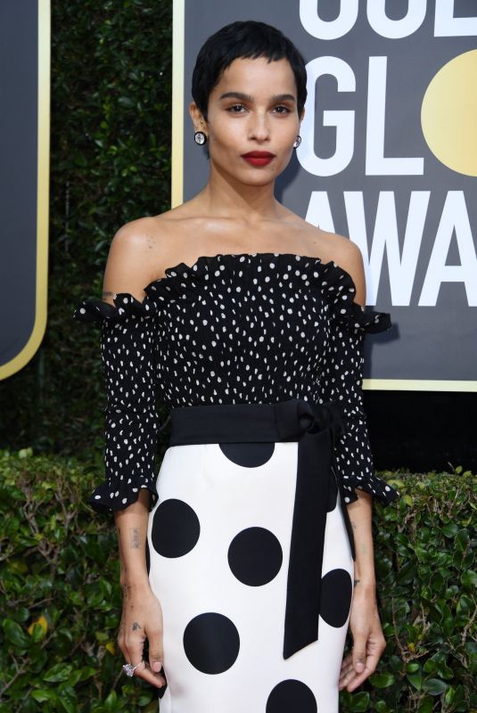 ZOE KRAVITZ at 77th Annual Golden Globe Awards in Beverly Hills 01/05/2020