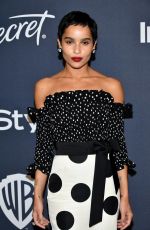 ZOE KRAVITZ at Instyle and Warner Bros. Golden Globe Awards Party 01/05/2020