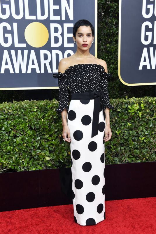 ZOE KRAWITZ at 77th Annual Golden Globe Awards in Beverly Hills 01/05/2020