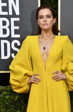 ZOEY DEUTCH at 77th Annual Golden Globe Awards in Beverly Hills 01/05/2020