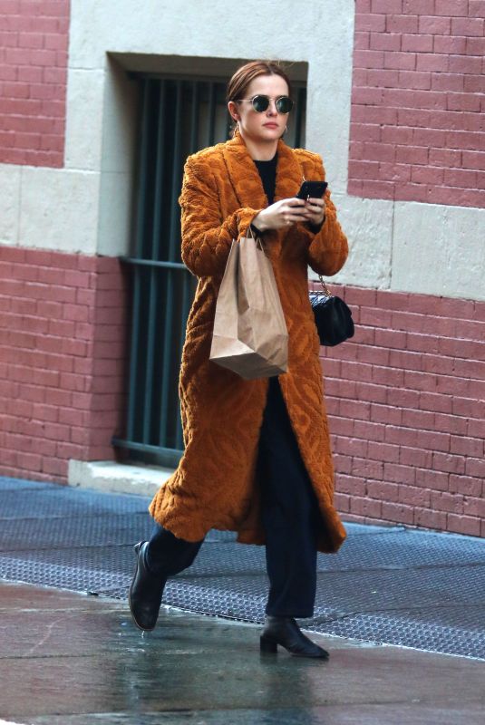 ZOEY DEUTCH Out Shopping in New York 01/16/2020