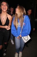 ADDISON RAE Night Out in Hollywood 02/20/2020