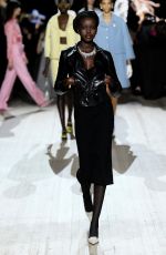 ADUT AKECH at Marc Jacobs Runway Show at New York Fashion Week 02/12/2020
