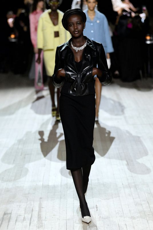 ADUT AKECH at Marc Jacobs Runway Show at New York Fashion Week 02/12/2020