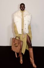 ADUT AKECH at Michael Kors Runway Show at New York Fashion Week 02/12/2020