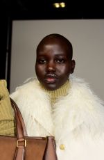 ADUT AKECH at Michael Kors Runway Show at New York Fashion Week 02/12/2020