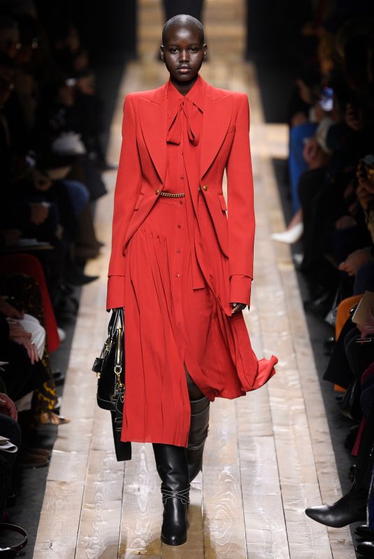 ADUT AKECH at Michael Kors Runway Show at New York Fashion Week 02/12/2020