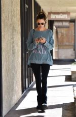 ALESSANDRA AMBROSIO Arrives at a Spa in Los Angeles 02/07/2020
