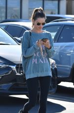ALESSANDRA AMBROSIO Arrives at a Spa in Los Angeles 02/07/2020